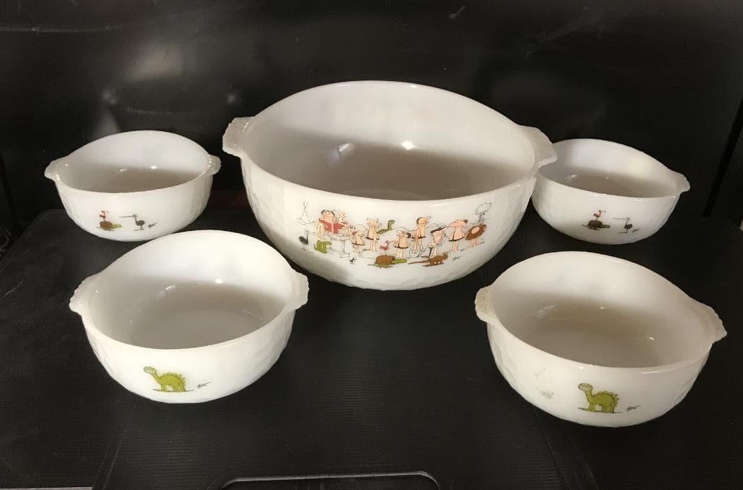 ファイヤーキング　 BCコミック 　ボウル 　5点セット （大１、小４）