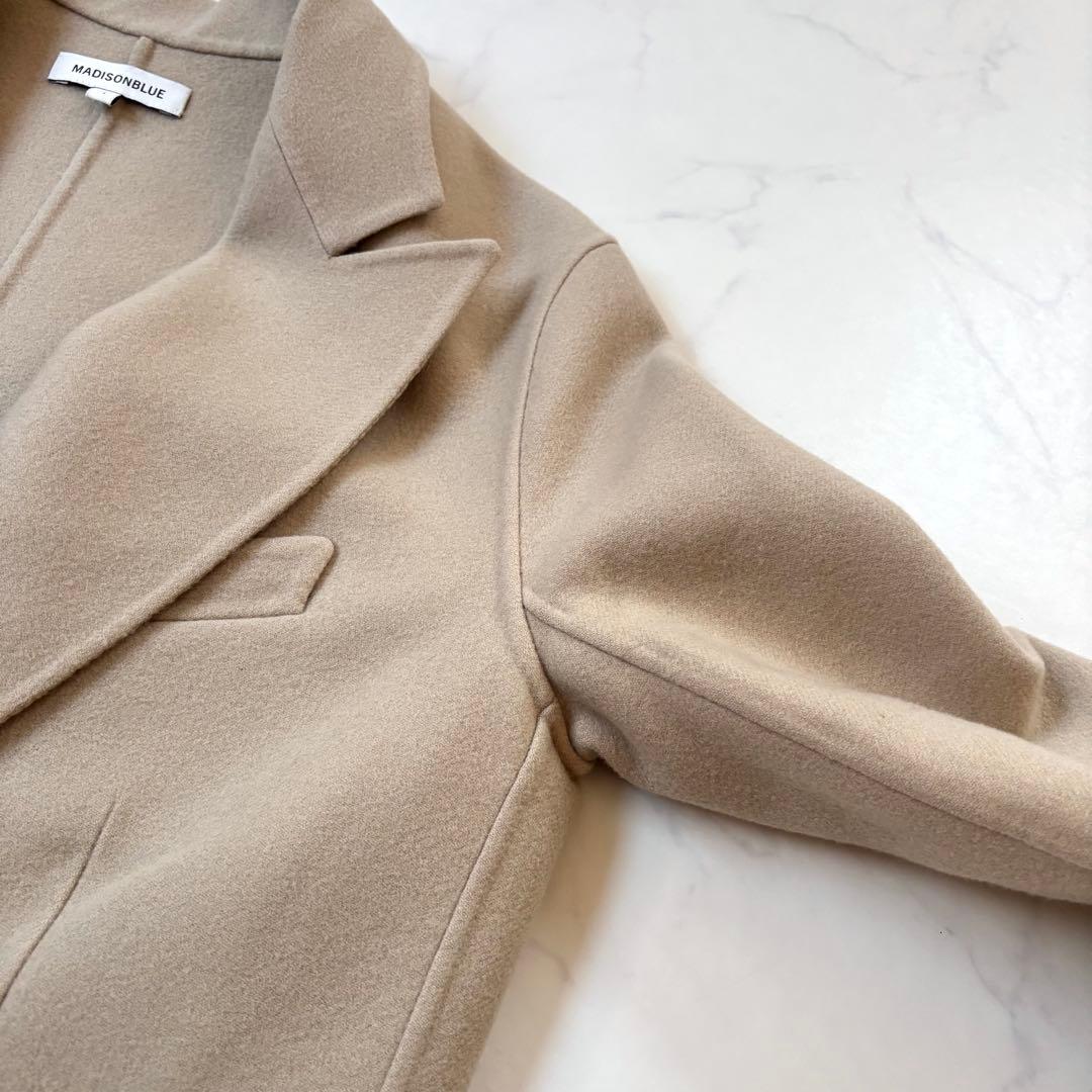 【希少なミドル丈！】マディソンブルー パールボタン チェスター リバーコート S