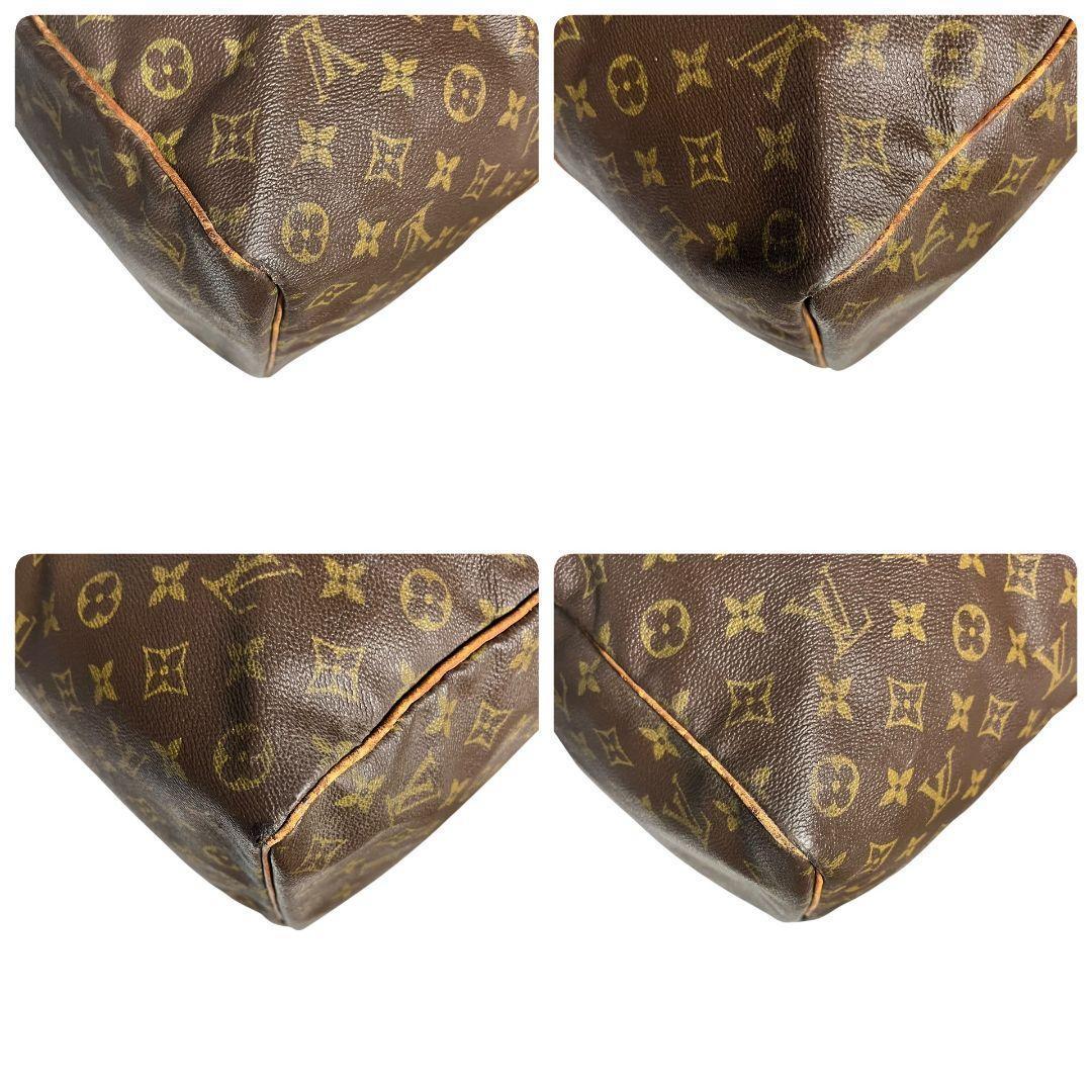 鑑定済　ルイヴィトン　モノグラム　キーポル50　ボストンバッグ　茶　旅行用バッグ