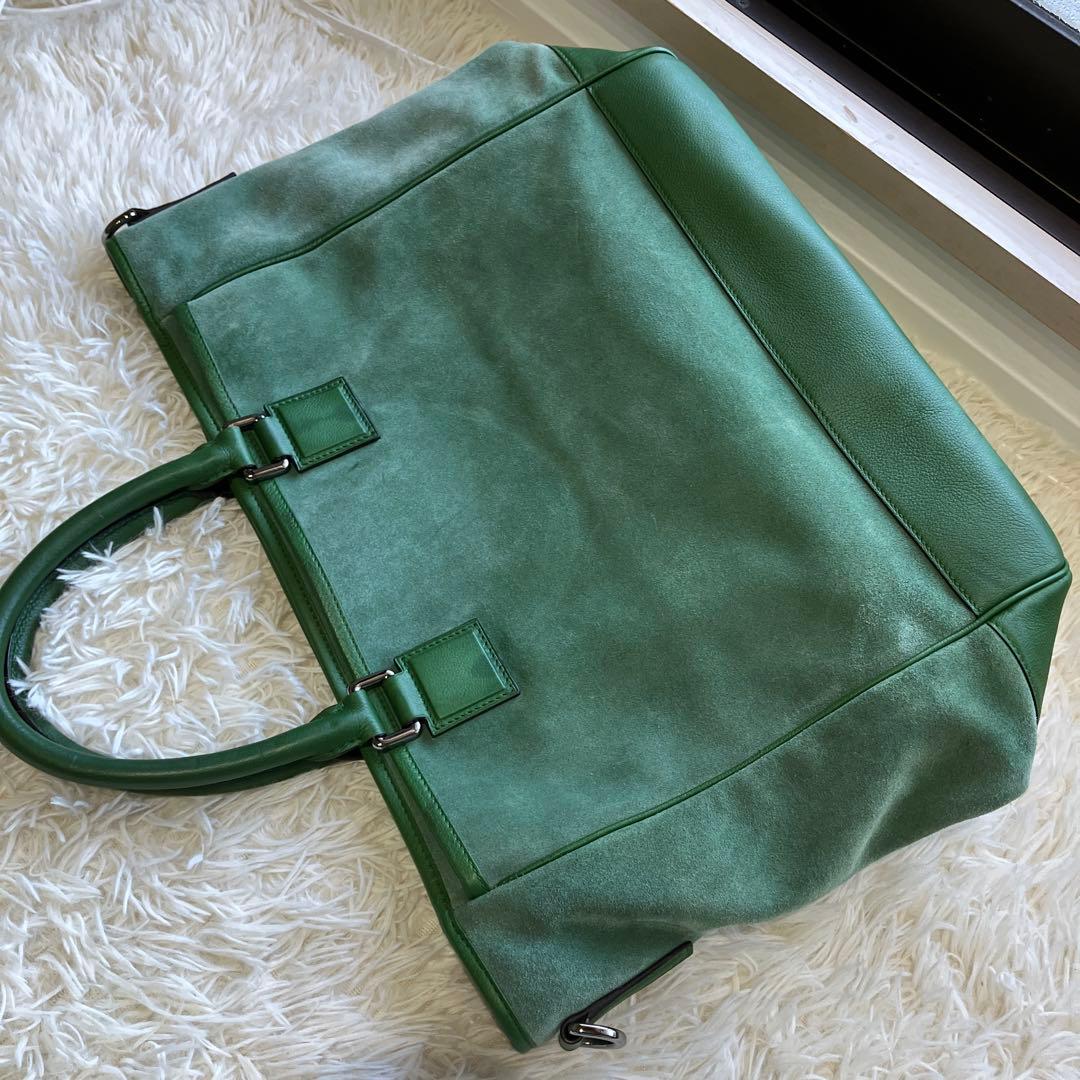 s*f様 LOEWE ロエベ アナグラム スエード レザー トートバッグ ボスト