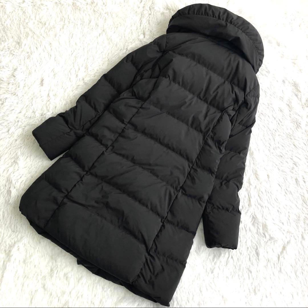 PLST ダウンジャケット 2way XXL ロング ダウンコート 黒Black