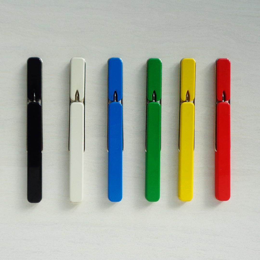 イタリー製ビンテージ・ボールペン! Snappy Penスナッピー新品6色セット