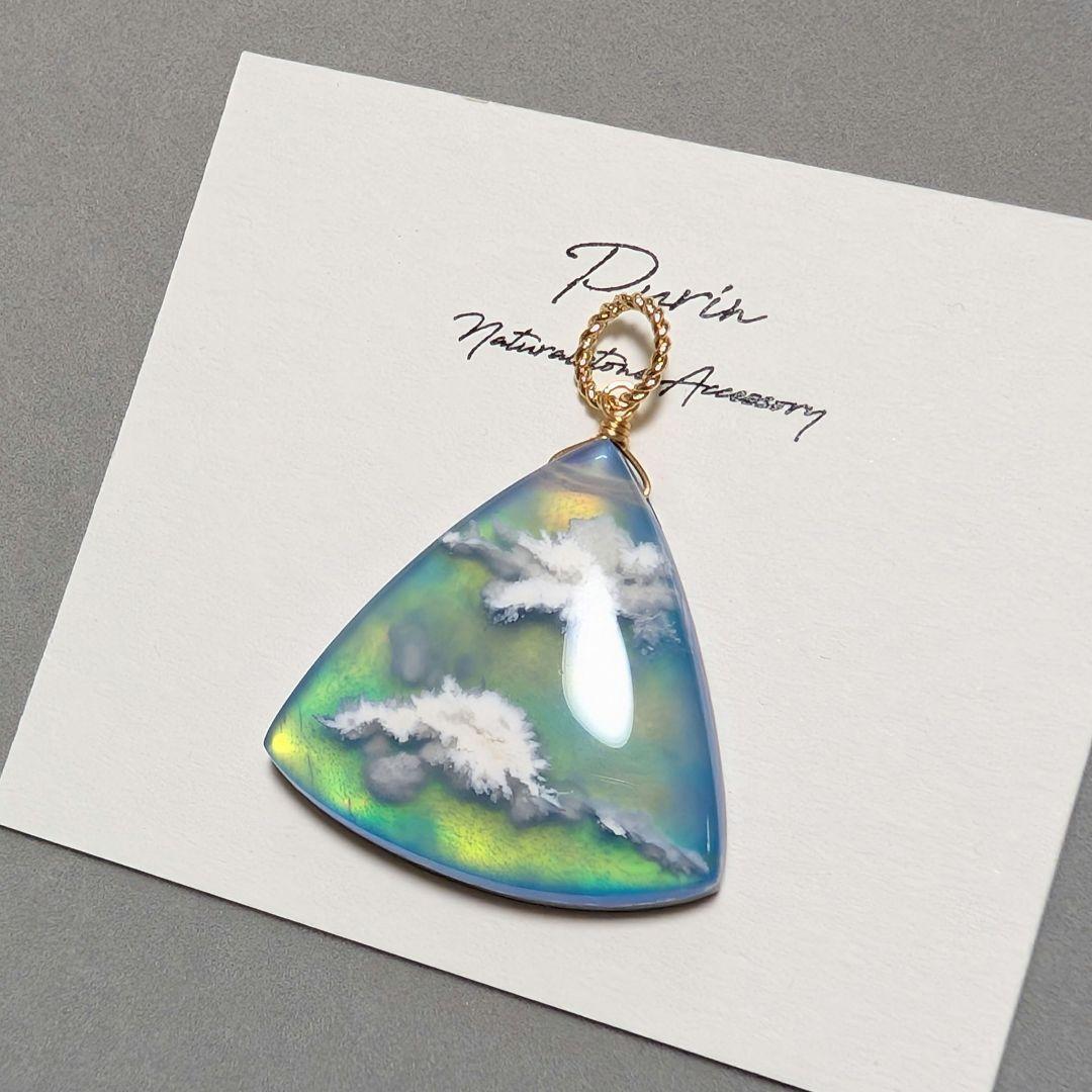 ラベンダーアメジスト ブレットカットピアス