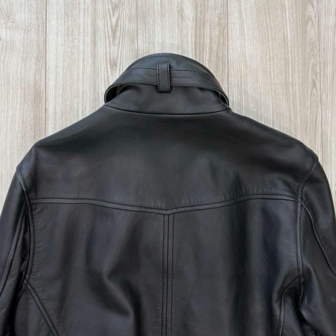 Liugoo Leathers レザージャケット ブラック L 牛革 中綿入り