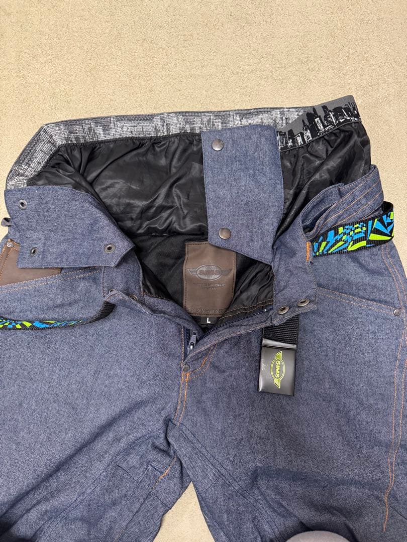 SIMS シムス スノーボードウェア 上下セット L