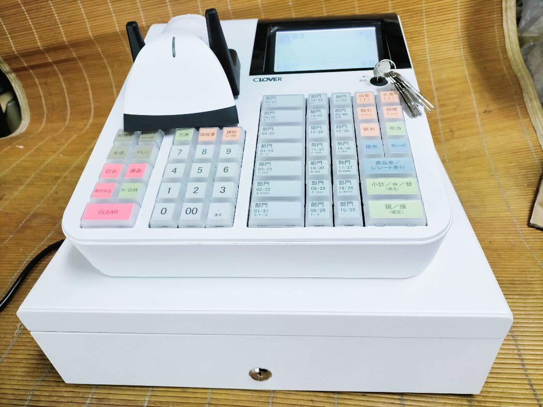 クローバーレジスター　JET-670スキャナ付き　PC連携　666444