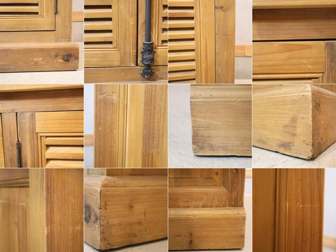 クラッシュゲート 古木材 LUCE サイドボード キャビネット インダストリー