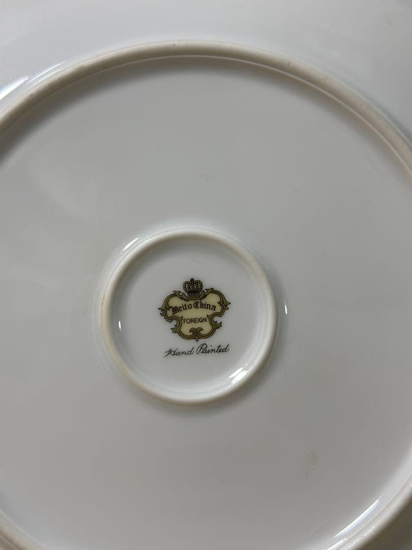 ヴィンテージ オールドメイトーチャイナ　金装飾皿　ギルティングプレート