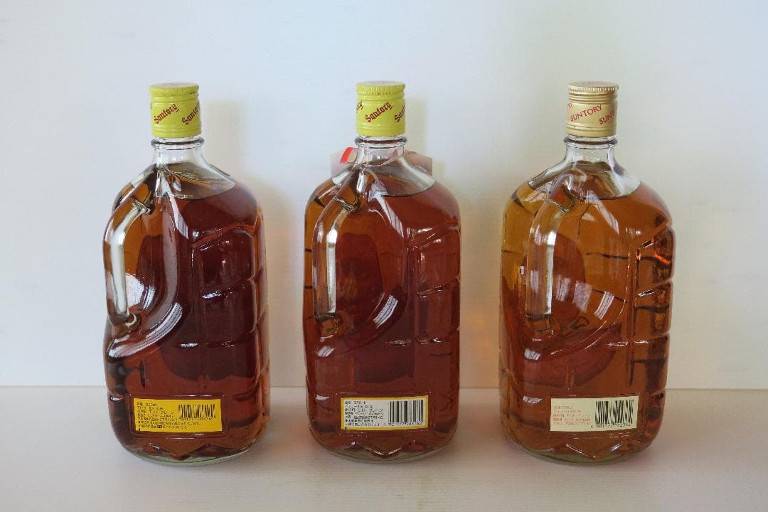 未開栓！３本セット！SUNTORY 角瓶 1920ml 亀甲ガラスボトル！