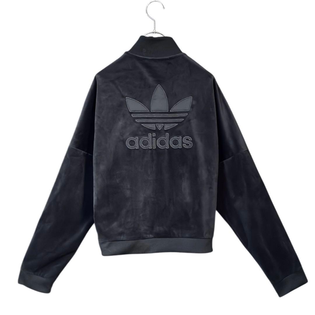 adidas originals デカロゴ ソフトベロアトラックジャケット
