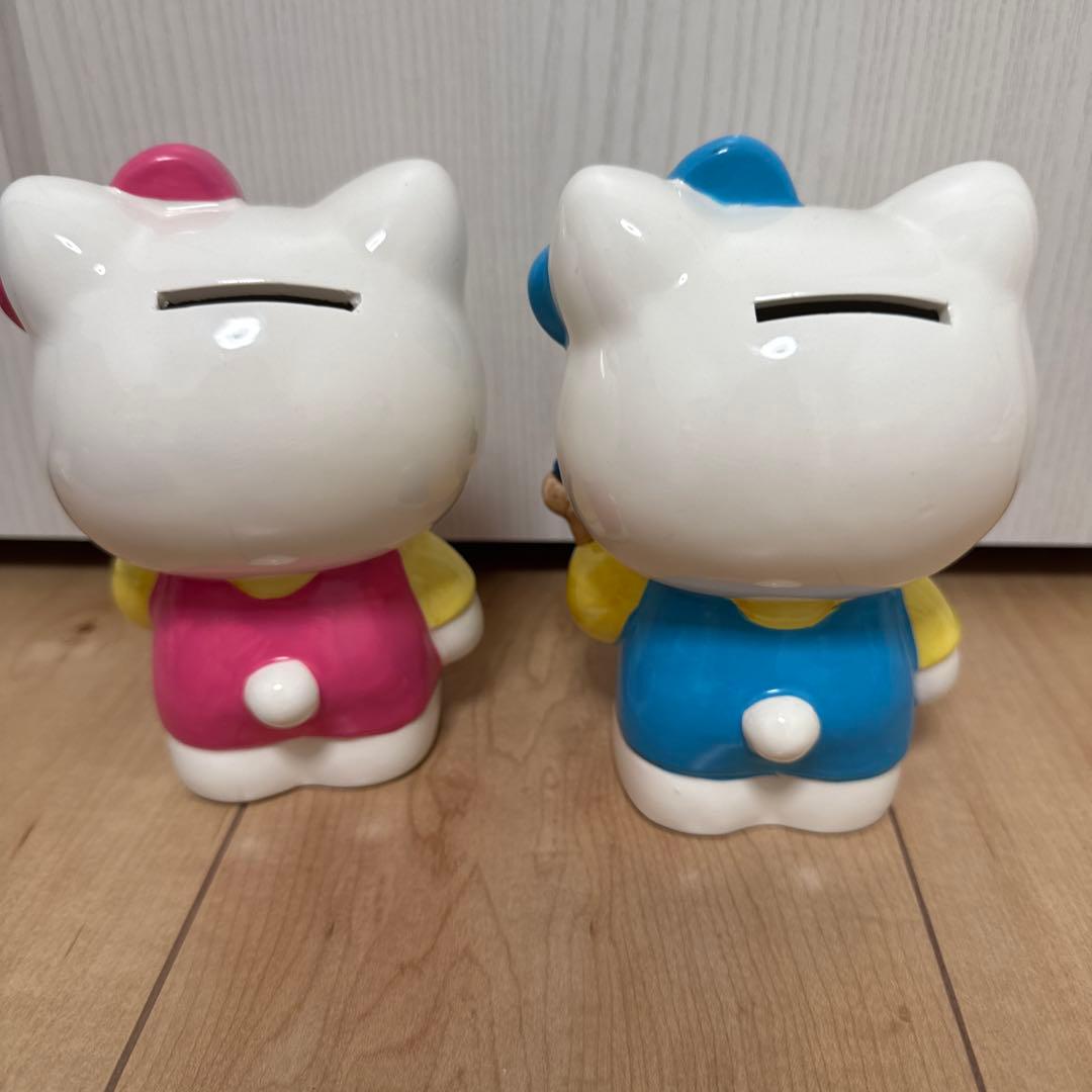 平成レトロ キティ レア 陶器貯金箱