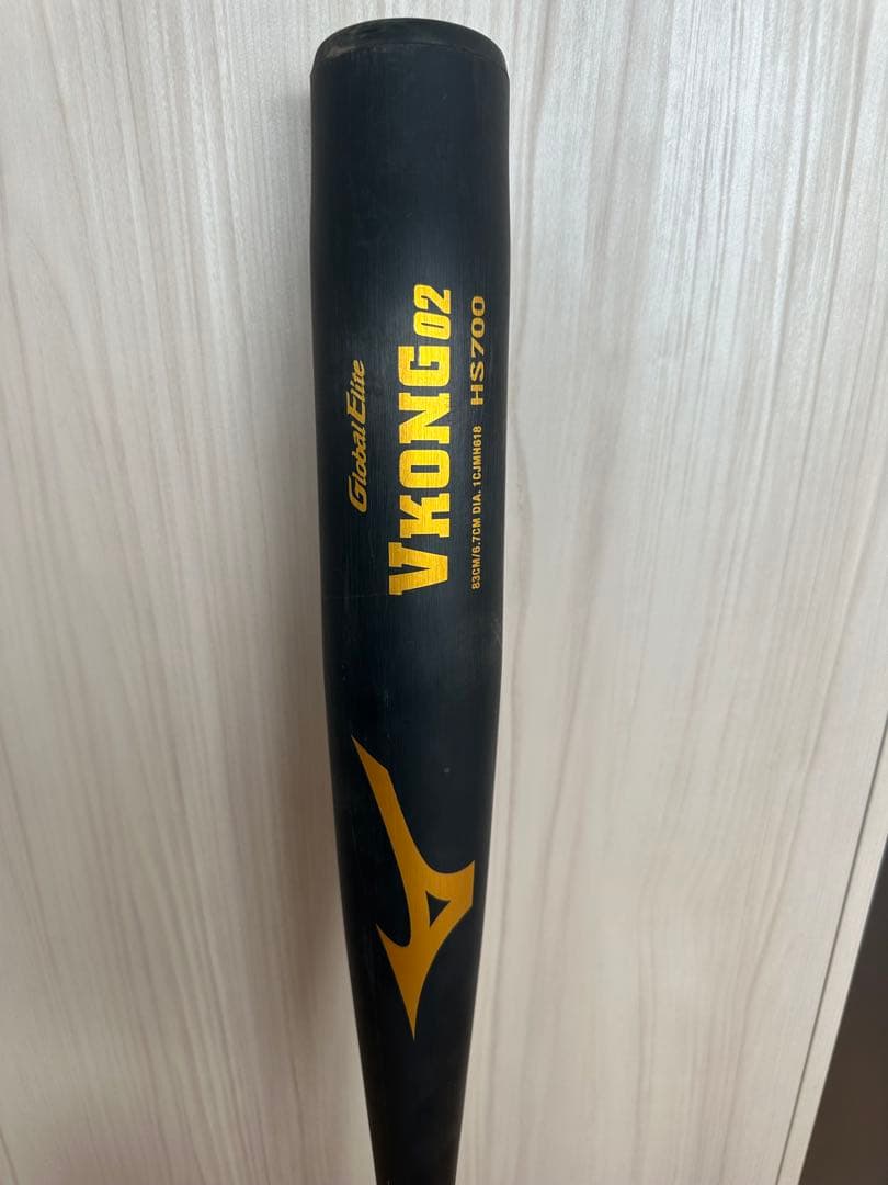 2025年ミズノ グローバルエリート Vコング02 硬式用金属製バット 83cm