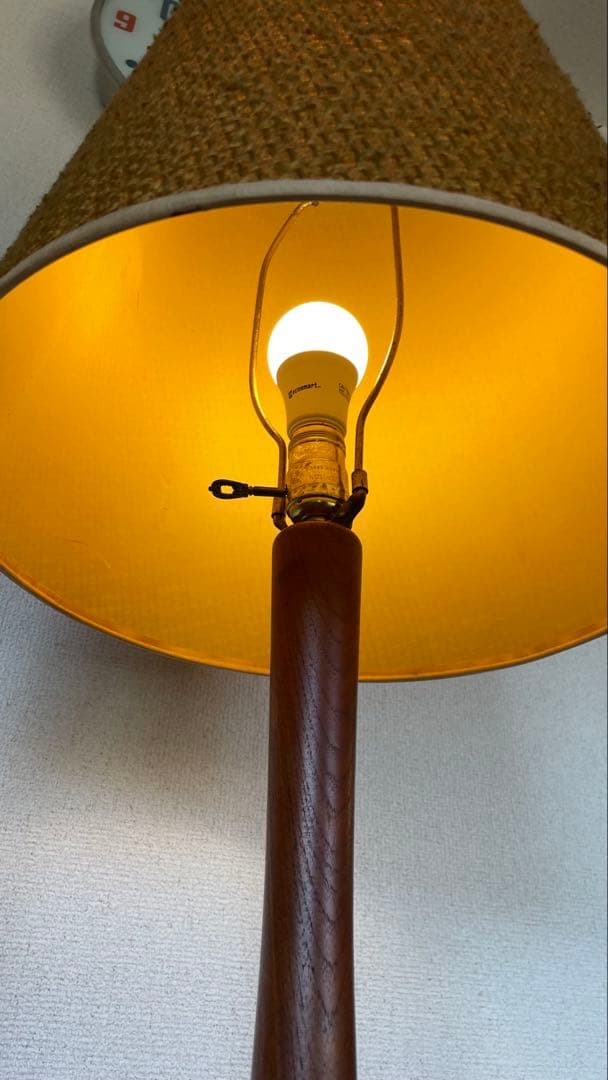 【最終値下げ】 ヴィンテージ フロアランプ チーク材/フロアライト 照明