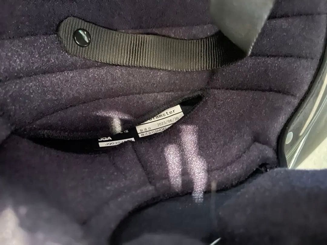 【箱付き】SHOEI glamster マットブラック M