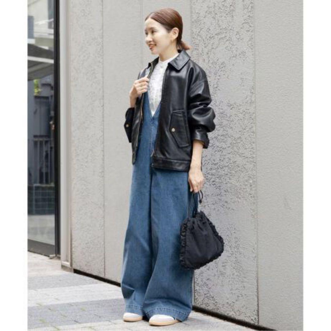 IENA デニムオールインワン