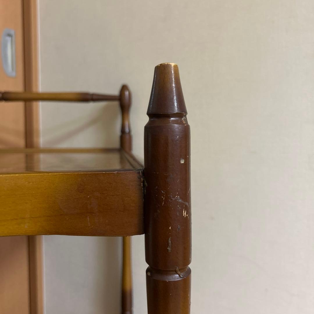 はづ！！　昭和レトロ！ヴィンテージ！マツダ　松田産業　木製キッチンワゴン