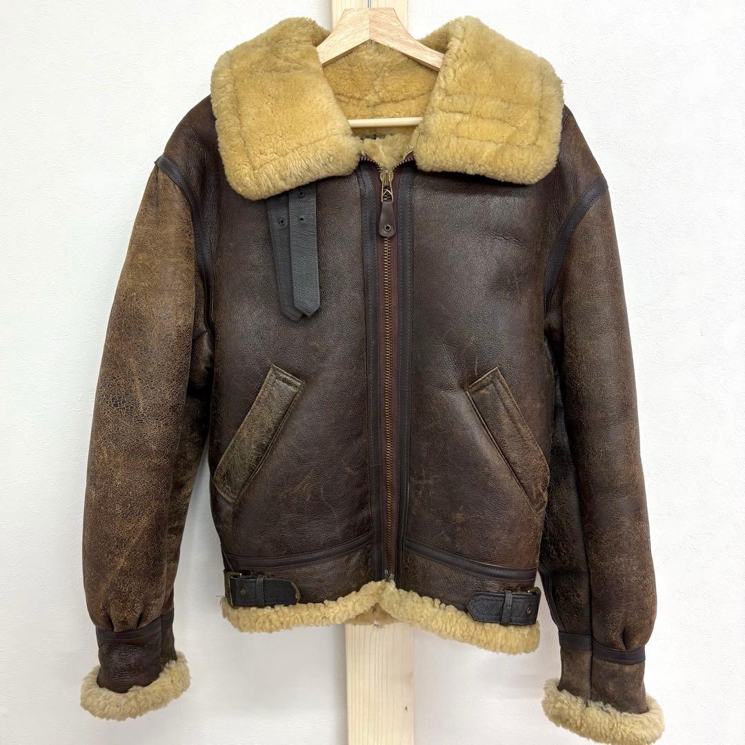 希少サイズ(32)【美品】AVIREX/B-3ムートンフライトジャケット/USA