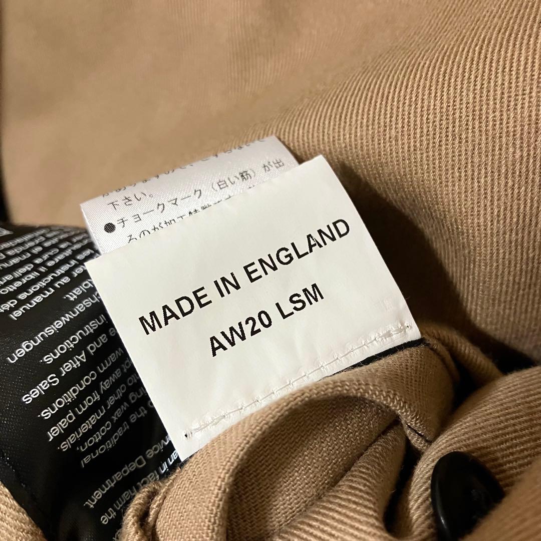 バブアー マーガレットハウエル オイルドジャケット 20AW A7 フード