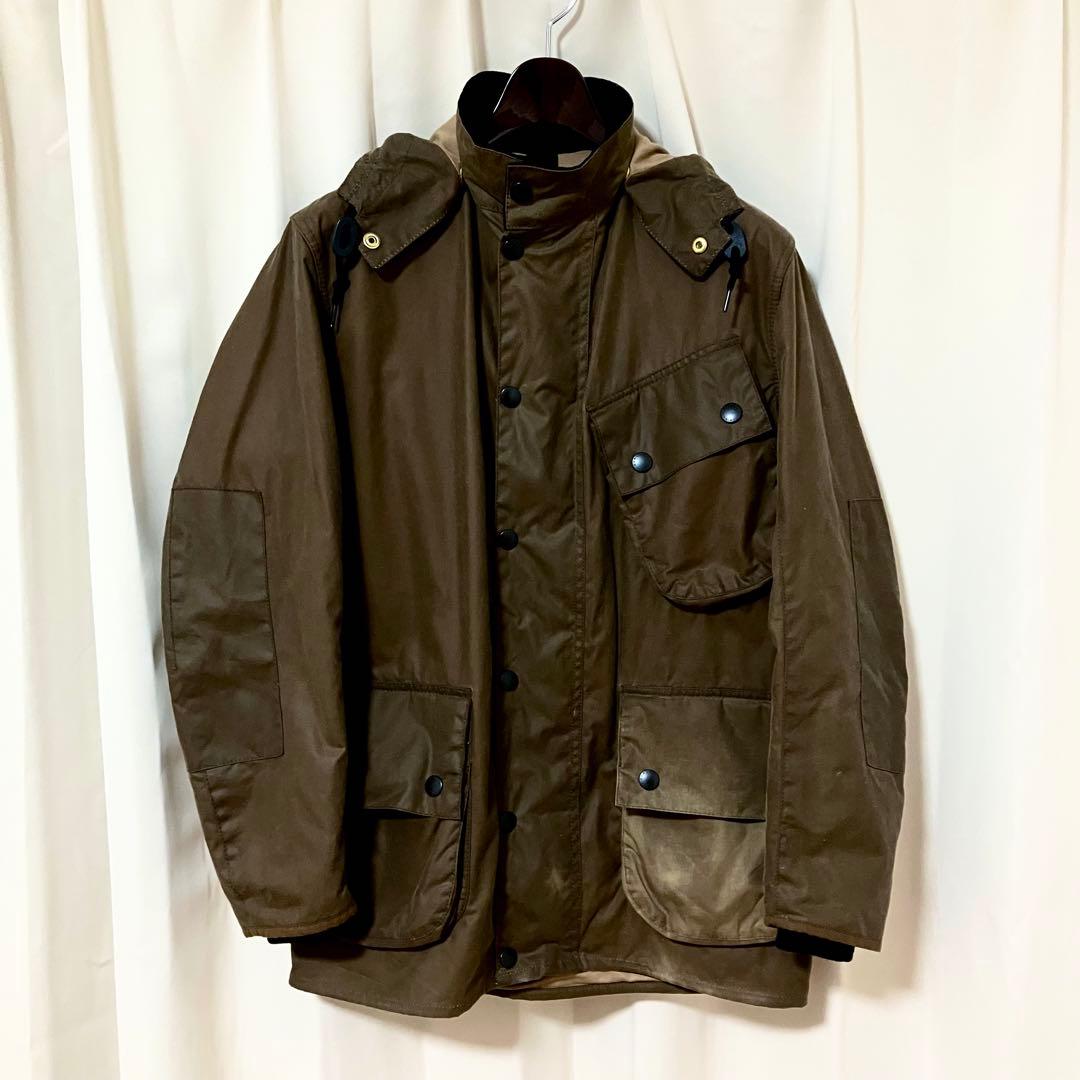 バブアー マーガレットハウエル オイルドジャケット 20AW A7 フード