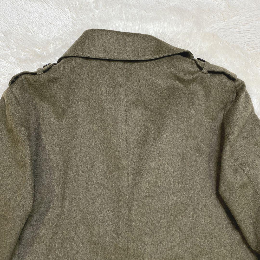 【高品質】 Tomorrowland カシミヤ混 ダブルブレストコート M相当