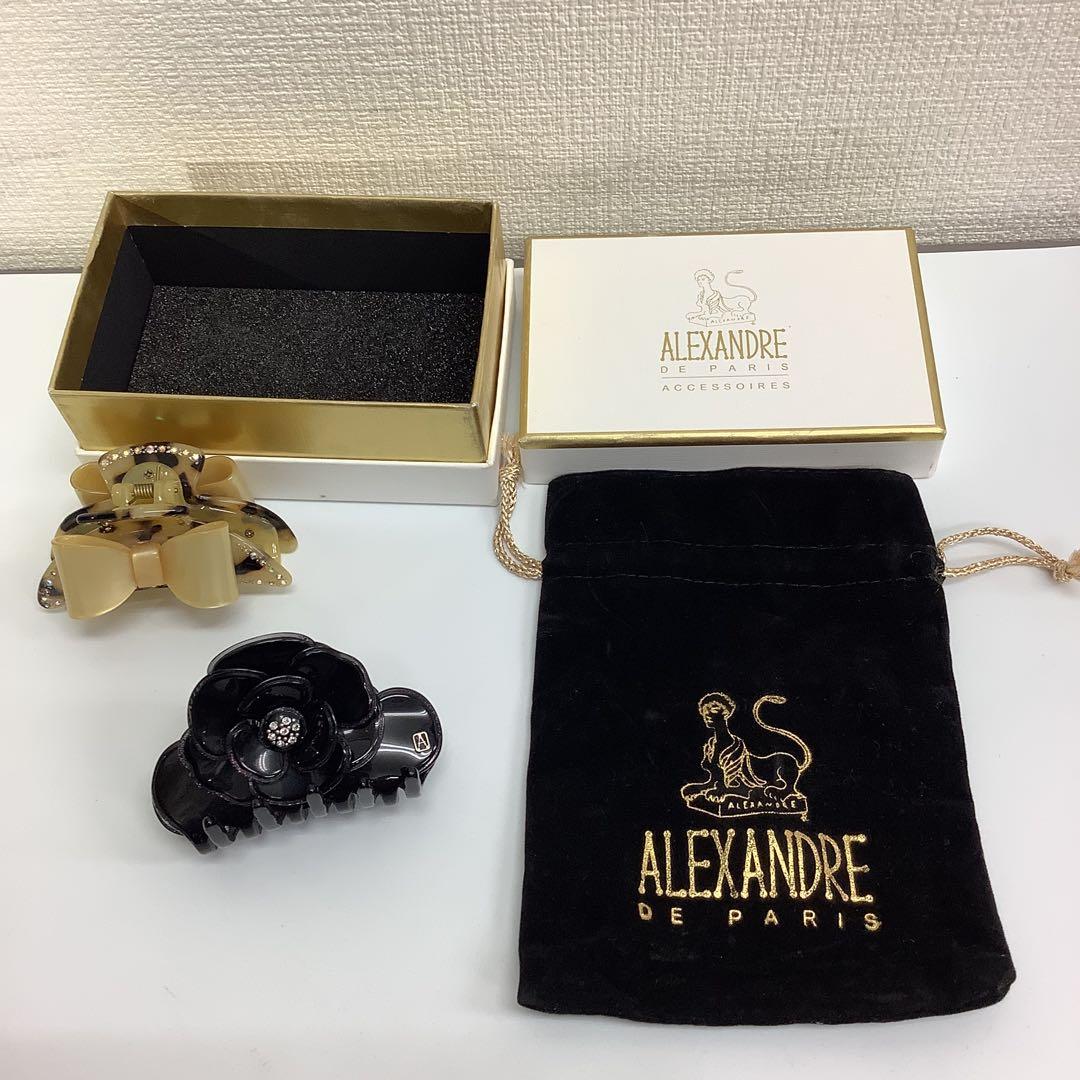 アレクサンドル ドゥ パリ 限定品 スワロフスキー バレッタ おまけ付　ヘアピン