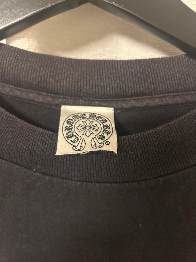 クロムハーツ　ロゴ刺繍長袖Tシャツ　90s アメリカ製　レア　希少
