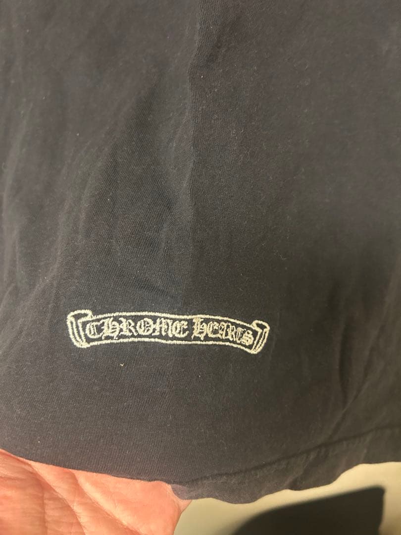 クロムハーツ　ロゴ刺繍長袖Tシャツ　90s アメリカ製　レア　希少