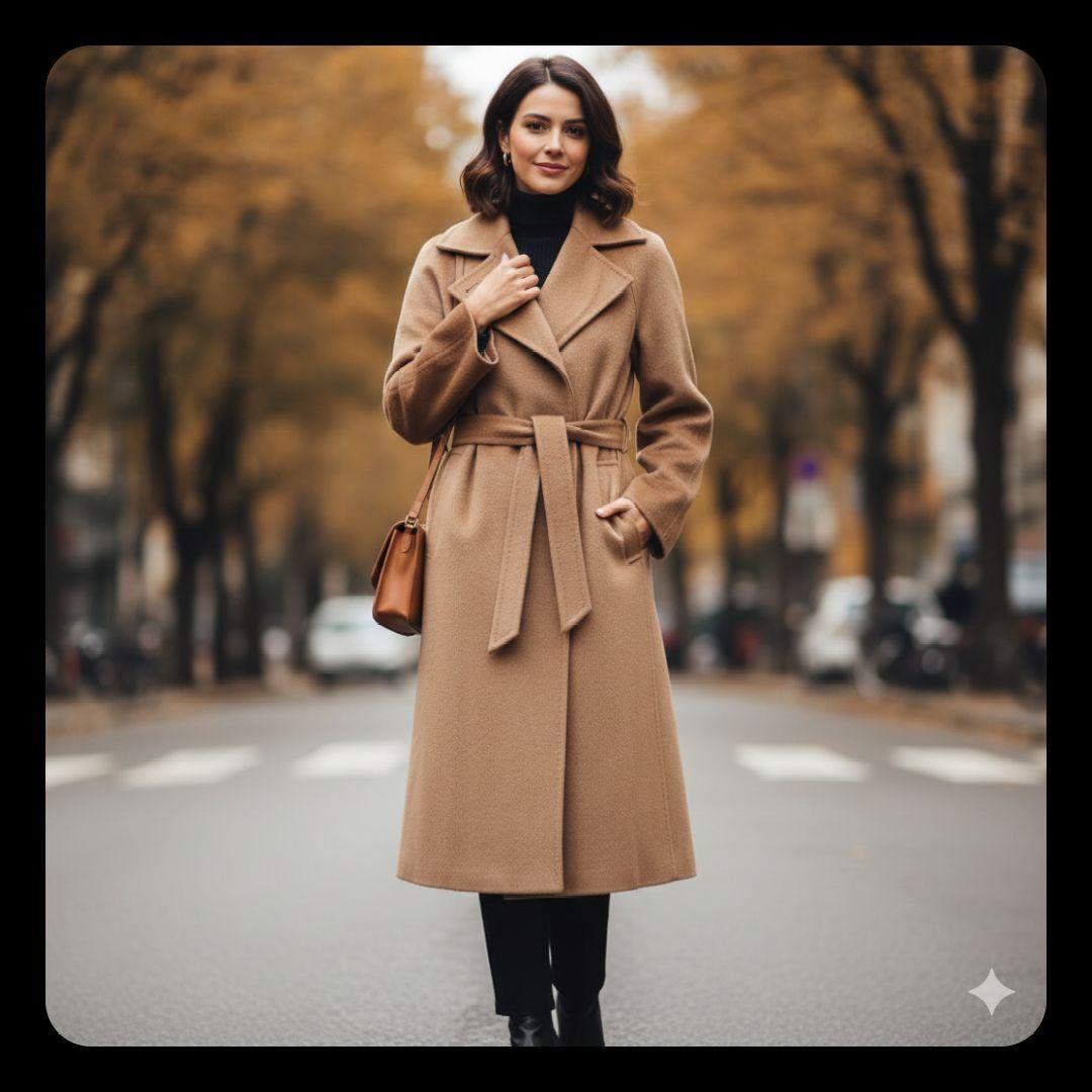 美品MaxMaraマニュエラ ロングコート白タグキャメルカシミヤ100 XS