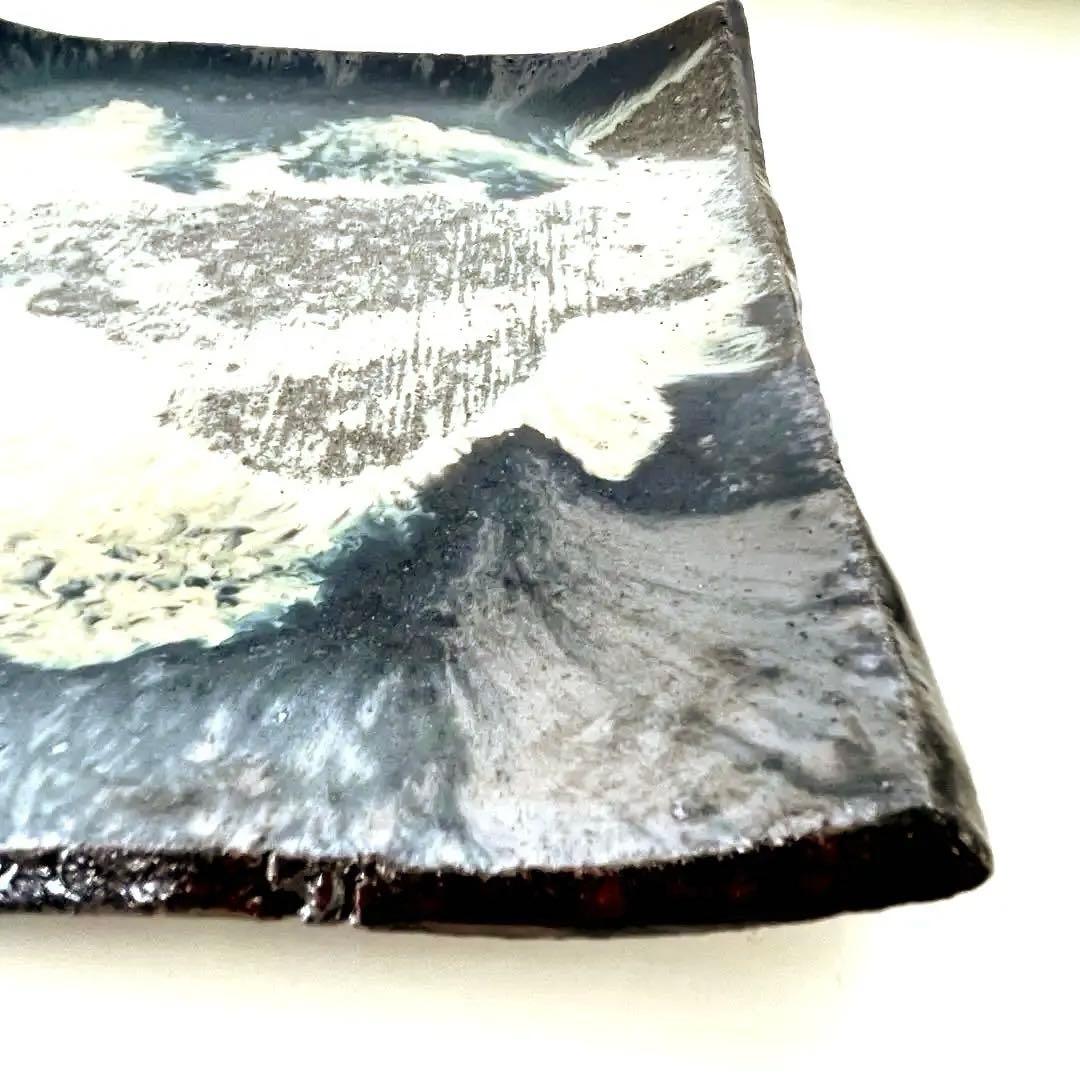 吉野敬子さん作 朝鮮唐津 尺板皿