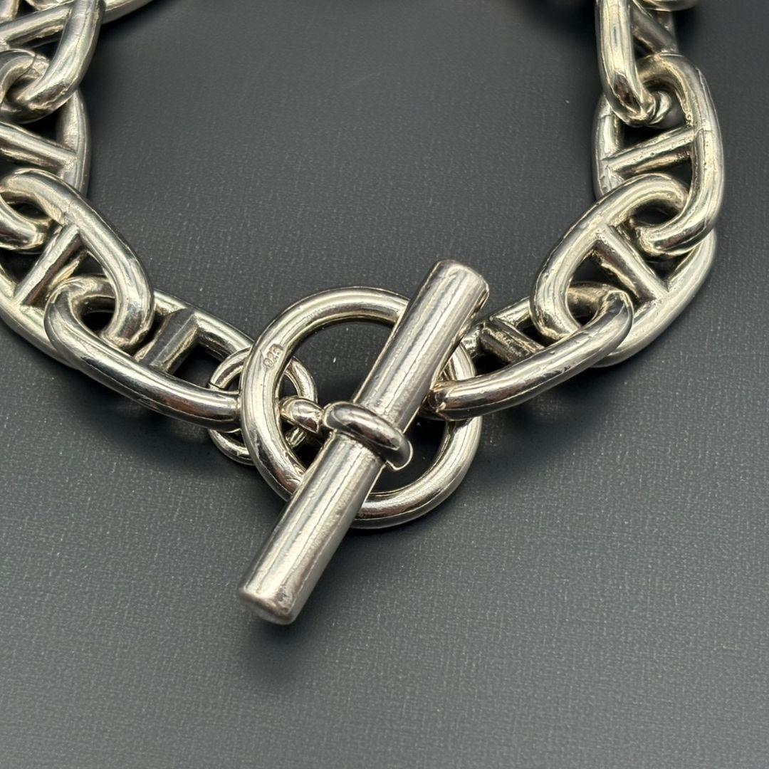 ヴィンテージ シェーヌ シルバー 925 刻印 アンカー チェーン 兼用