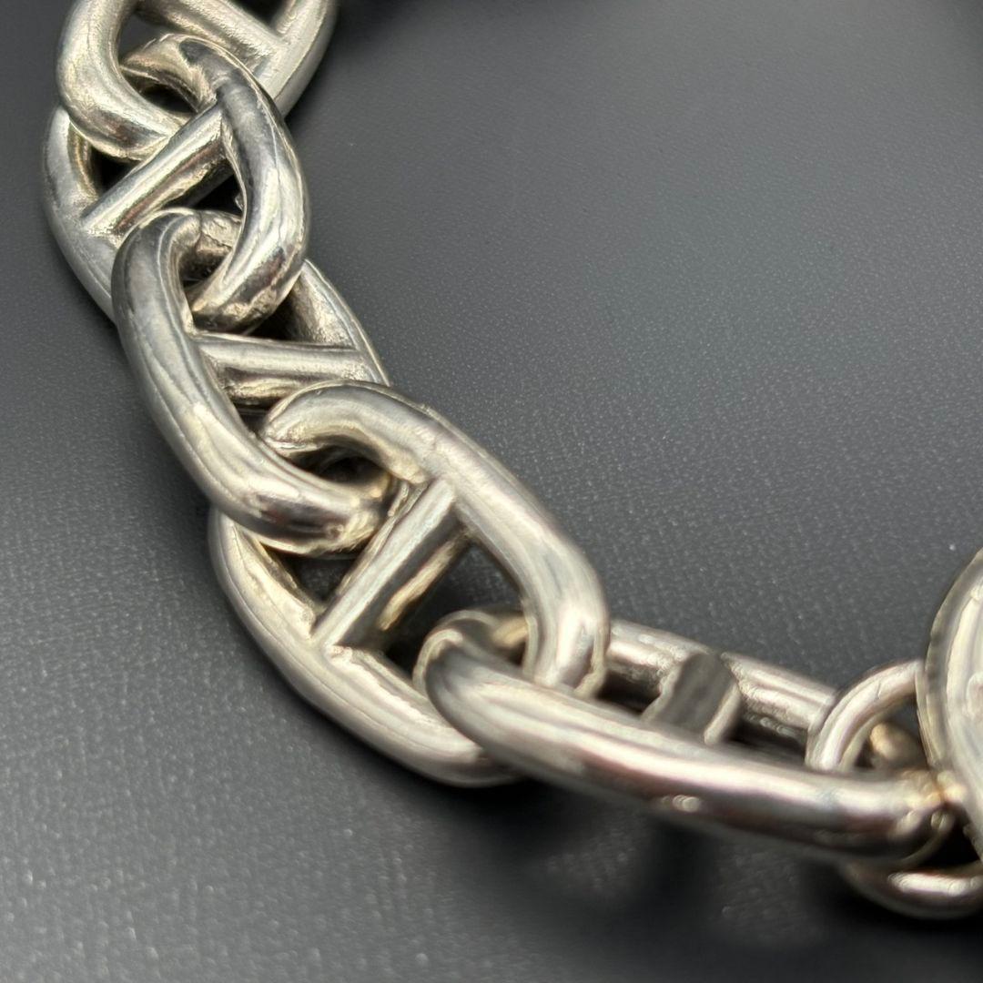 ヴィンテージ シェーヌ シルバー 925 刻印 アンカー チェーン 兼用