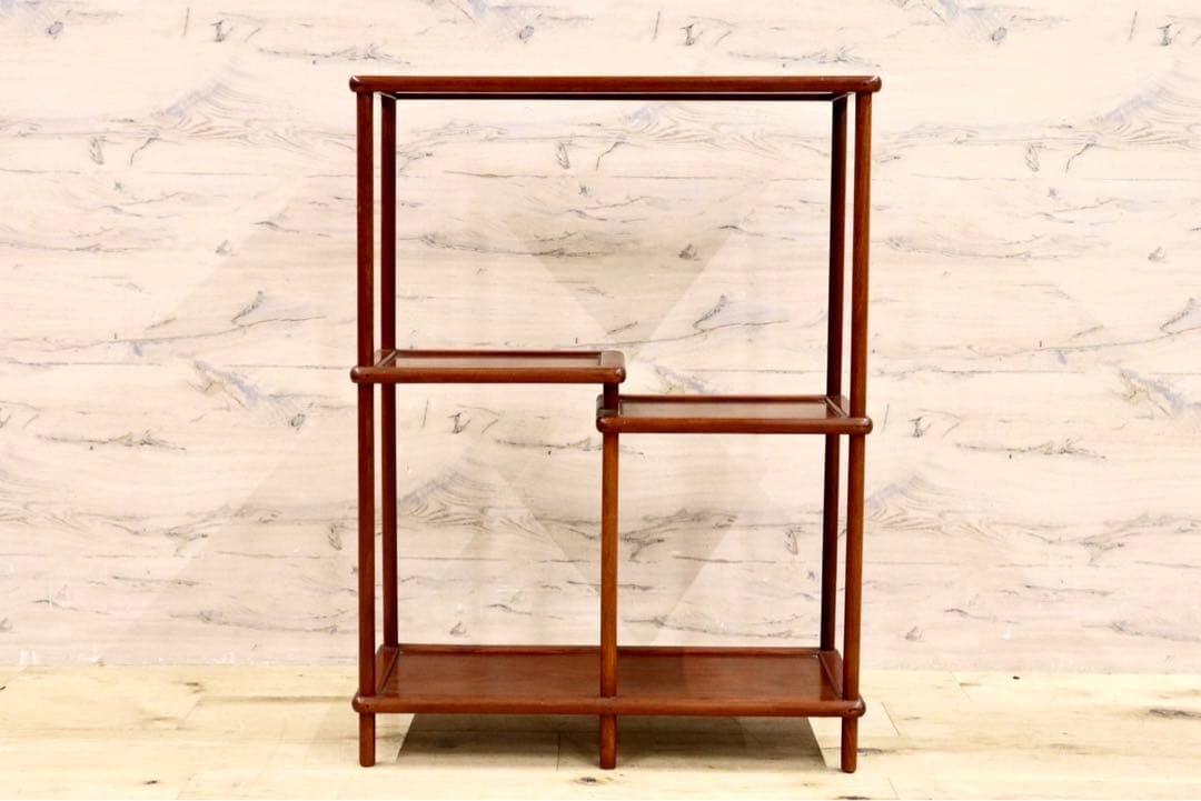 GMIH78○和モダン シェルフ ラック 飾り棚 違い棚 茶棚 飾り棚 置物棚