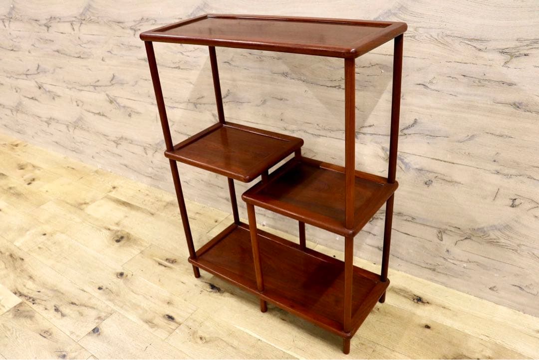 GMIH78○和モダン シェルフ ラック 飾り棚 違い棚 茶棚 飾り棚 置物棚