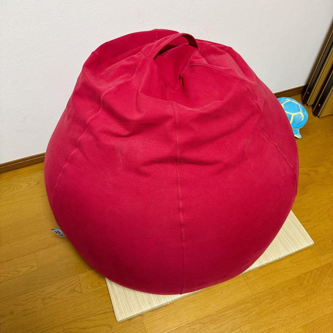 【手渡し限定】ヨギボー ポッド レッド Yogibo Pod ソファ