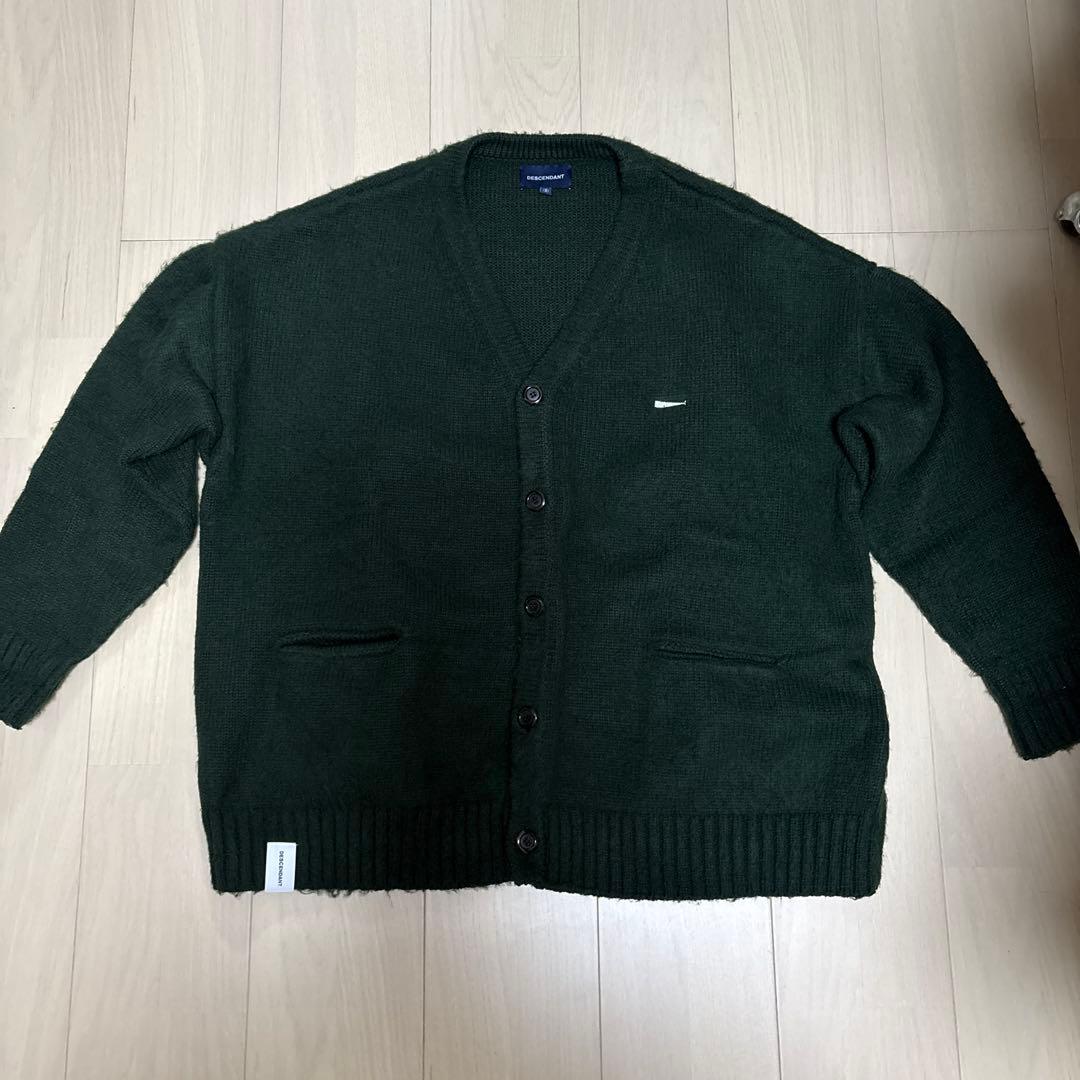 DESCENDANT ダークグリーン カーディガン サイズ2