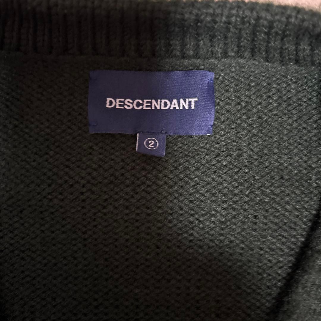 DESCENDANT ダークグリーン カーディガン サイズ2