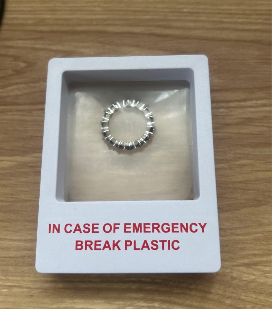 WOOINGリングフリーサイズ　BTSジョングク使用　ブラック