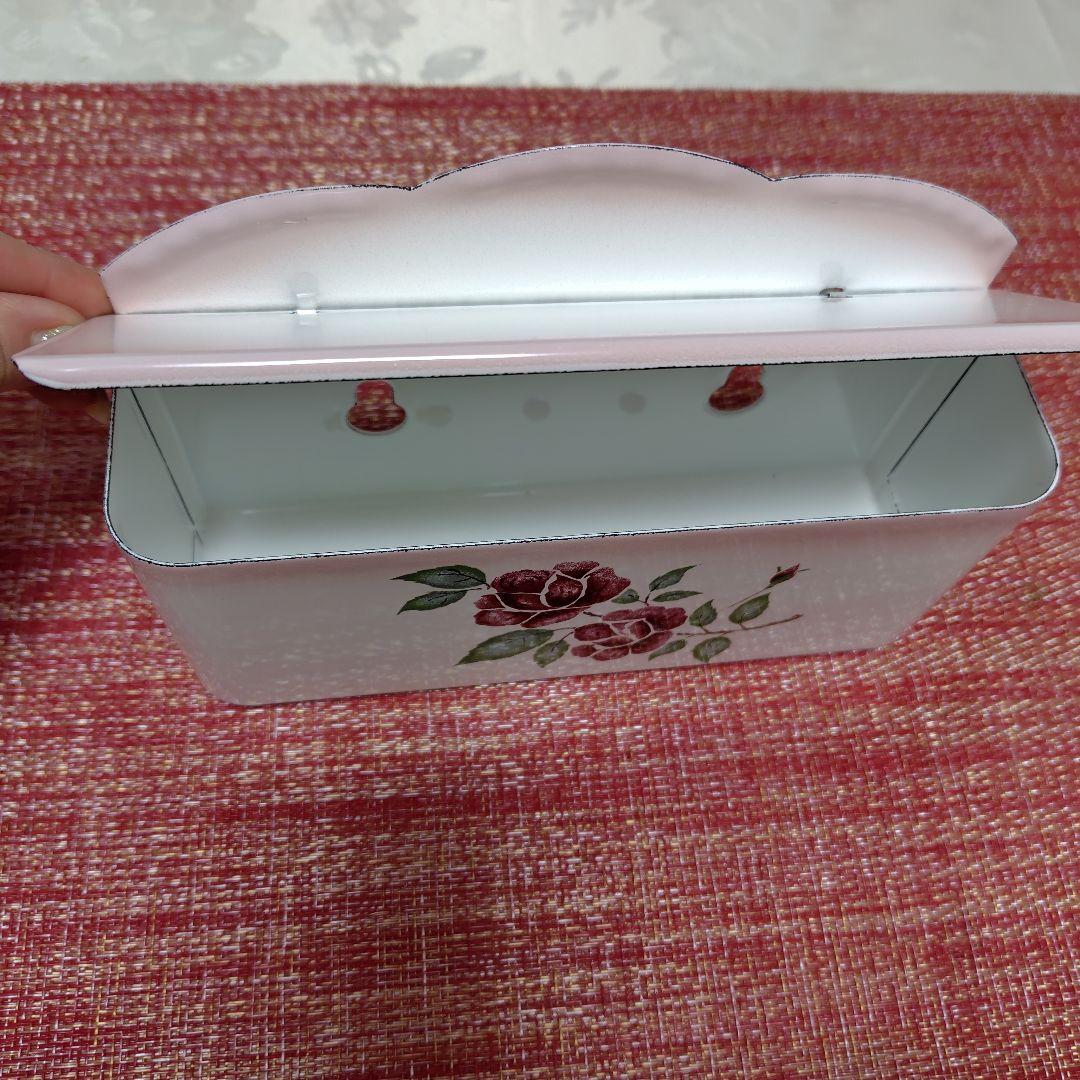 イマン　ホーロー蓋付きスポンジラック　スカーレットローズ　箱入り付属品あり