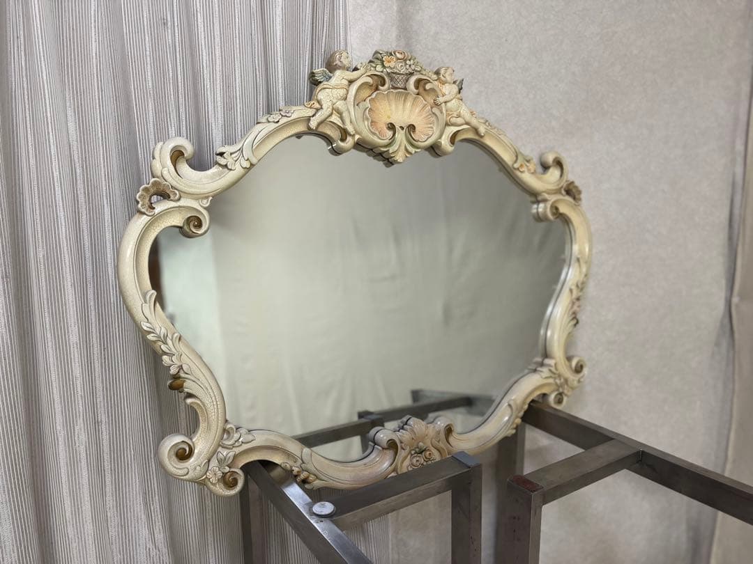 Baroque vintage mirror ロココ調／エンジェル