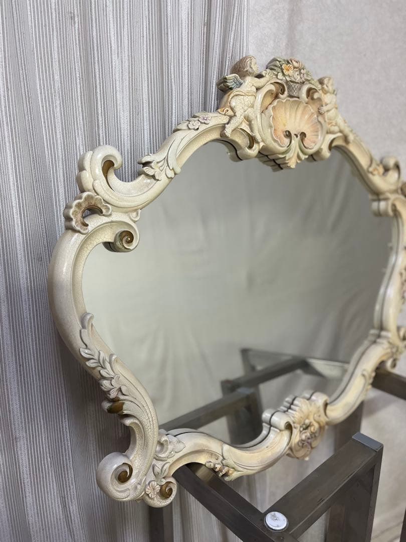 Baroque vintage mirror ロココ調／エンジェル