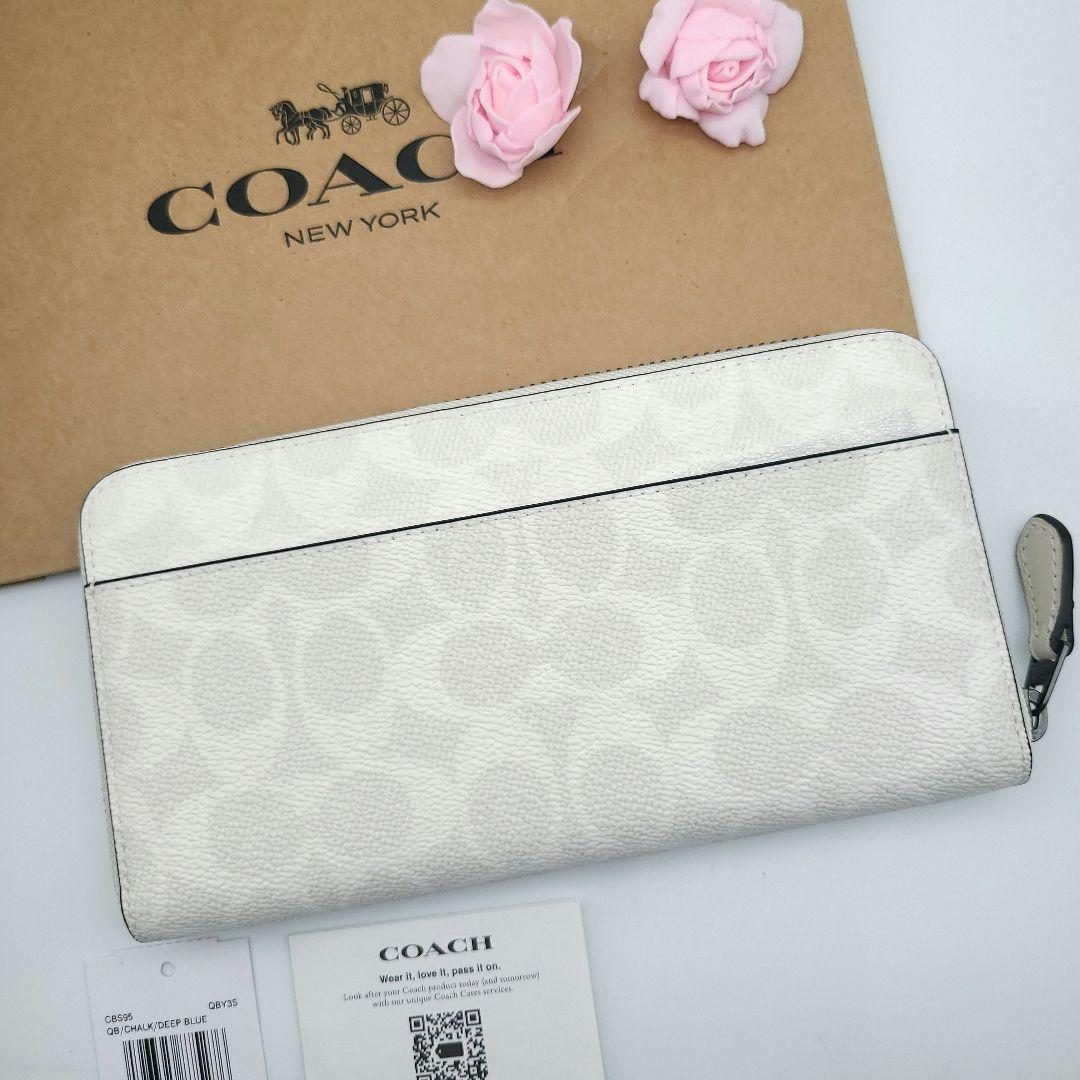 新商品　COACH　コーチ　長財布　アコーディオンウォレット　正規品