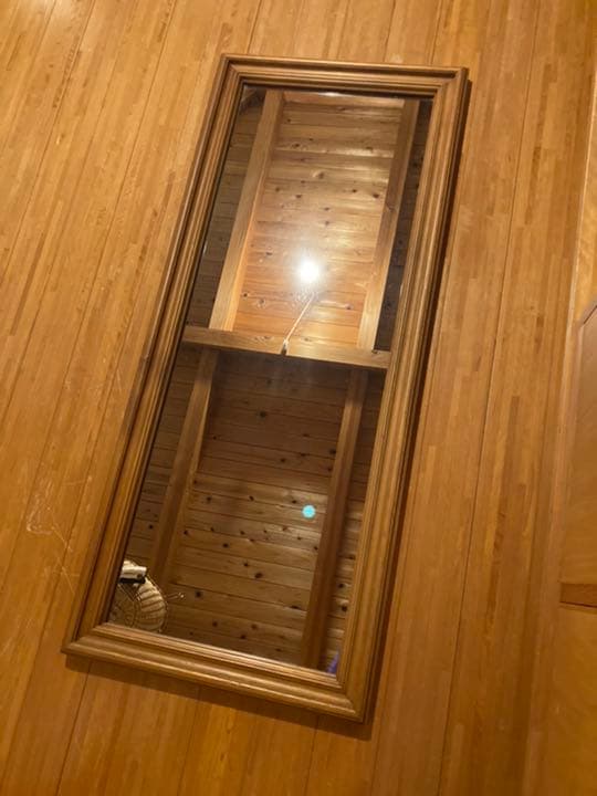 新生活❣️全身鏡　モールディングデザイン　ナチュラルウッド