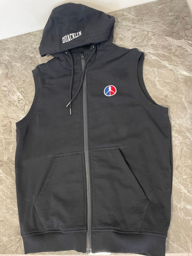 golfickers フード　ベスト　ブラック