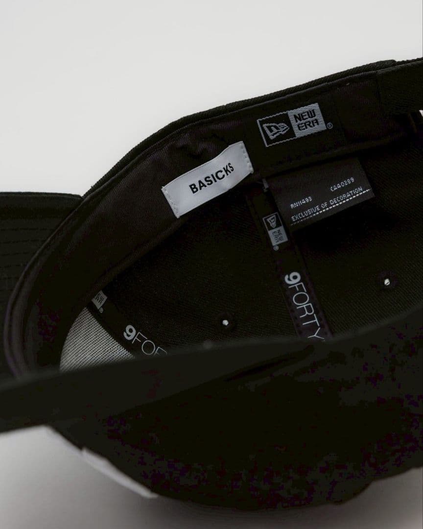 【新品・未開封】BASICKS × NEW ERA 9FORTY ブラック 黒