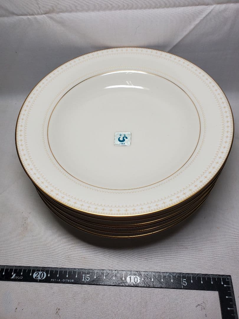 保管品　未使用　ノリタケ　アイボリー　スープ皿　6枚