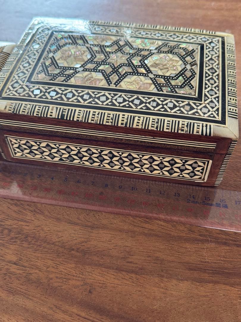 螺鈿細工の小物入れ2個セット