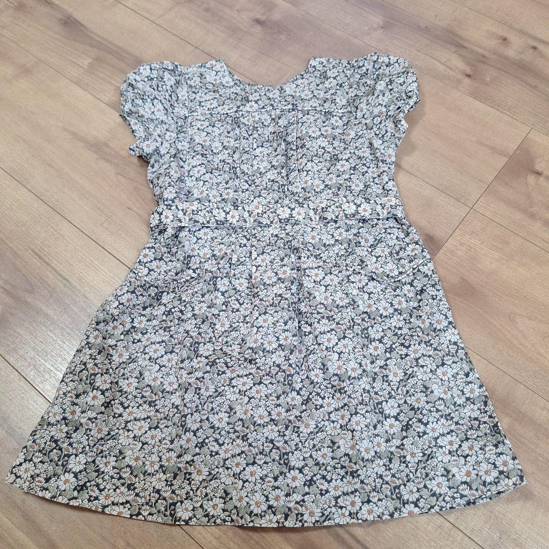 SOOR PLOOM 花柄 半袖ワンピース 6Y