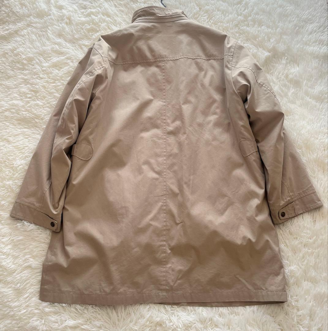バーバリー　スタンドカラーコート　ノバチェック　ダウンライナー　ベージュ