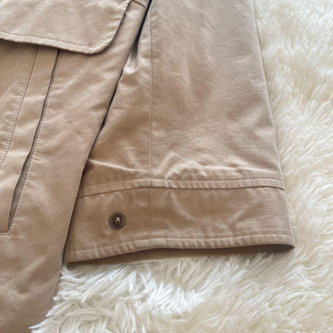 バーバリー　スタンドカラーコート　ノバチェック　ダウンライナー　ベージュ