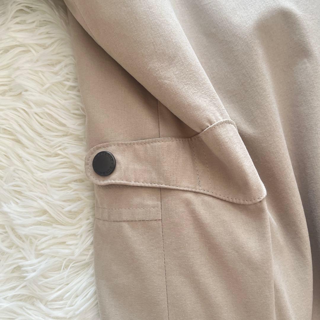 バーバリー　スタンドカラーコート　ノバチェック　ダウンライナー　ベージュ